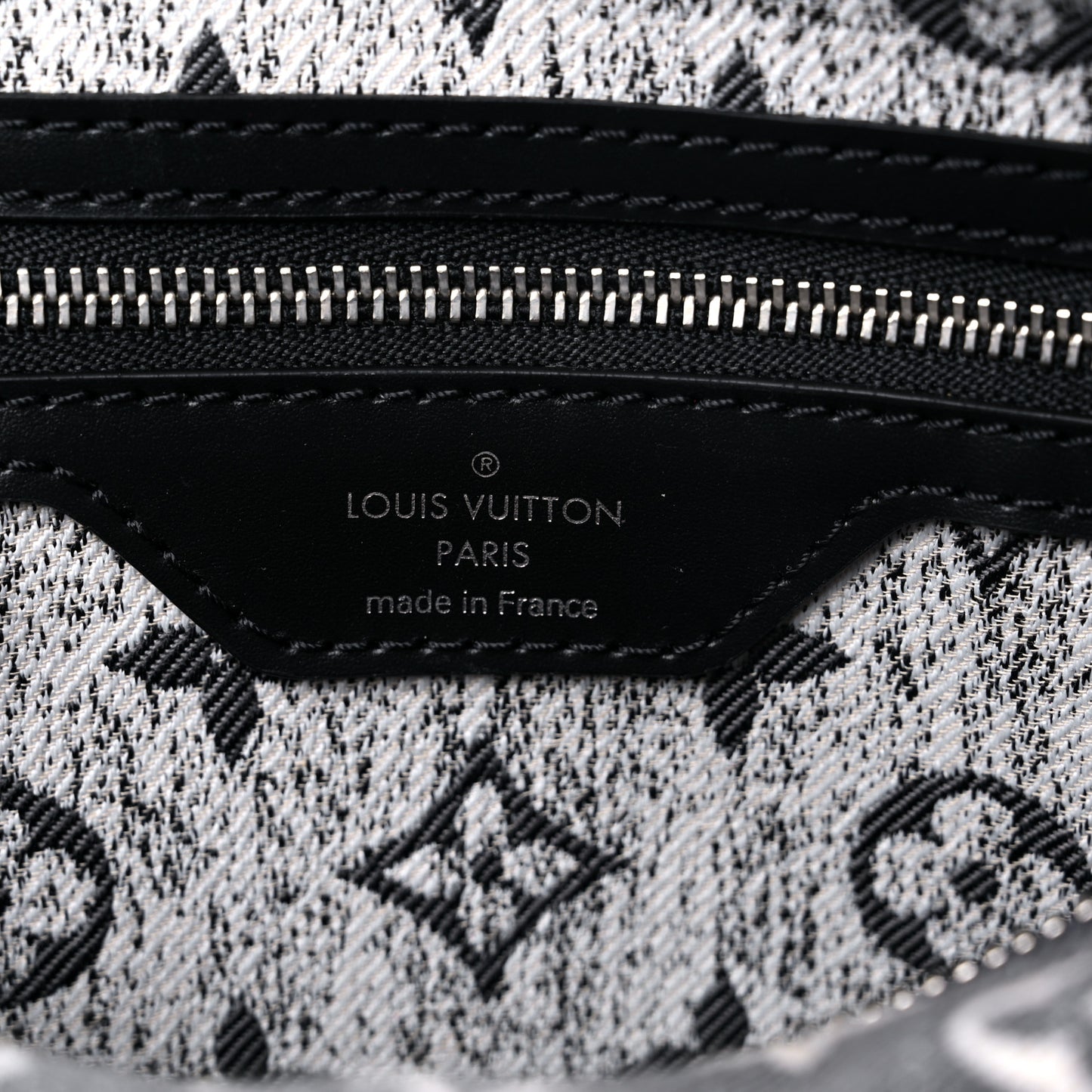 Denim Monogram Jacquard Speedy Bandouliere 25 Black