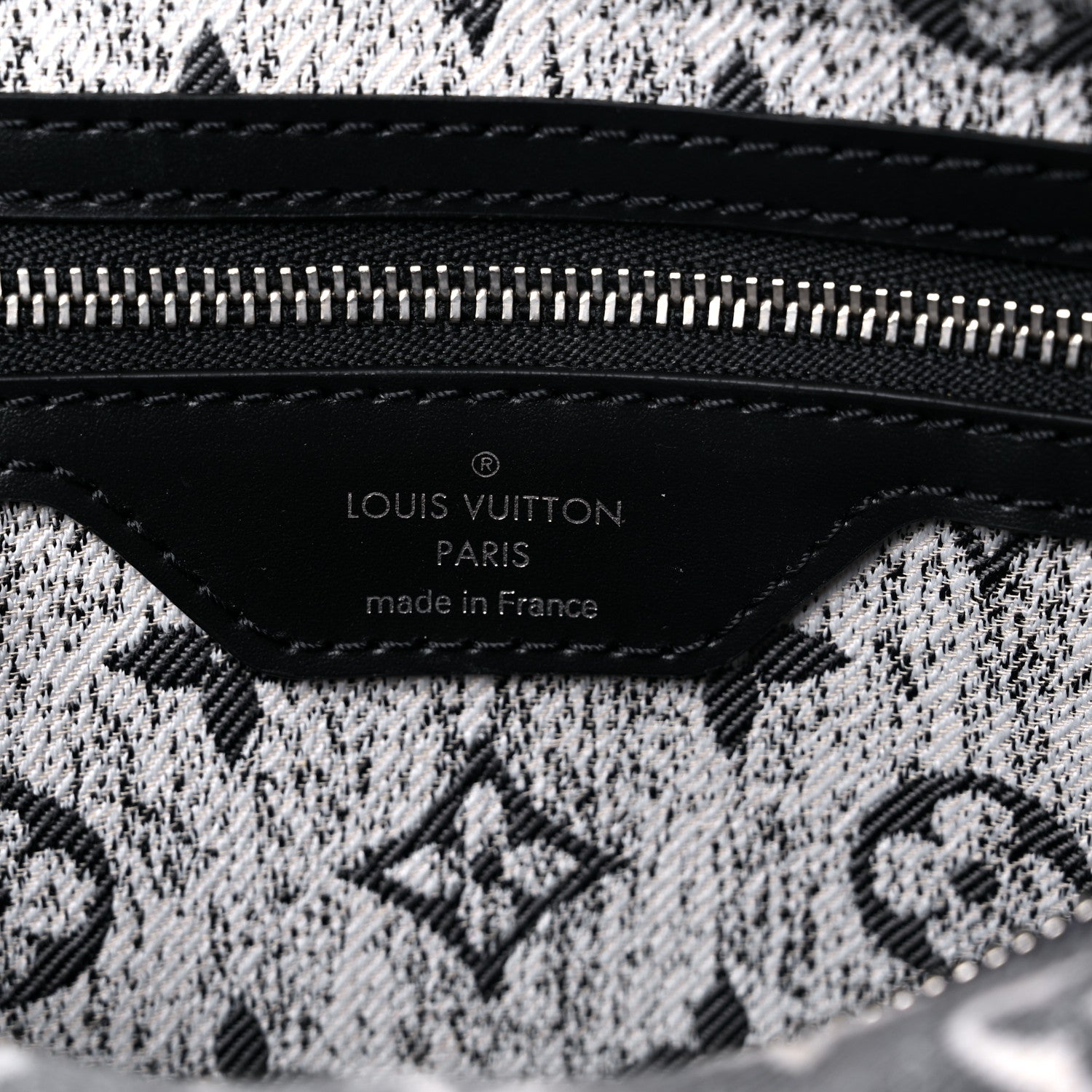 Louis Vuitton Denim Monogram Jacquard Speedy Bandouliere 25 Black 6 of 10
