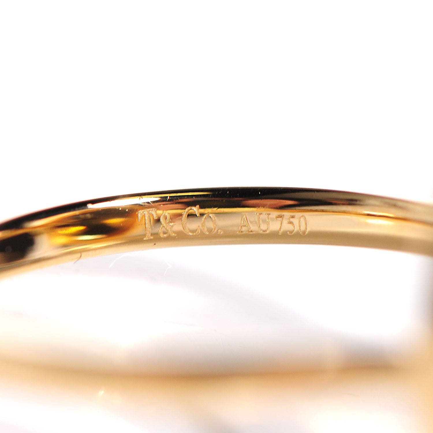 Tiffany 18K Yellow Gold Citrine Paloma Picasso Olive Leaf Ring 7 5 of 5