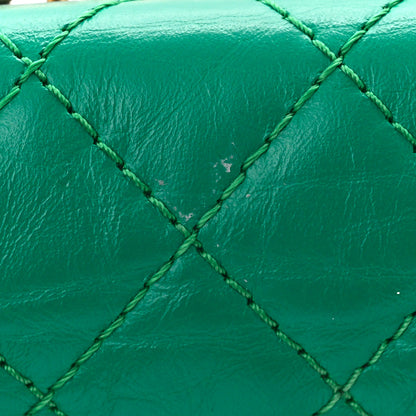 Chanel Aged Calfskin Quilted 2.55 Reissue Mini Flap Green 11 of 12