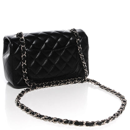 Chanel Caviar Quilted Mini Rectangular Flap Black 3 of 9