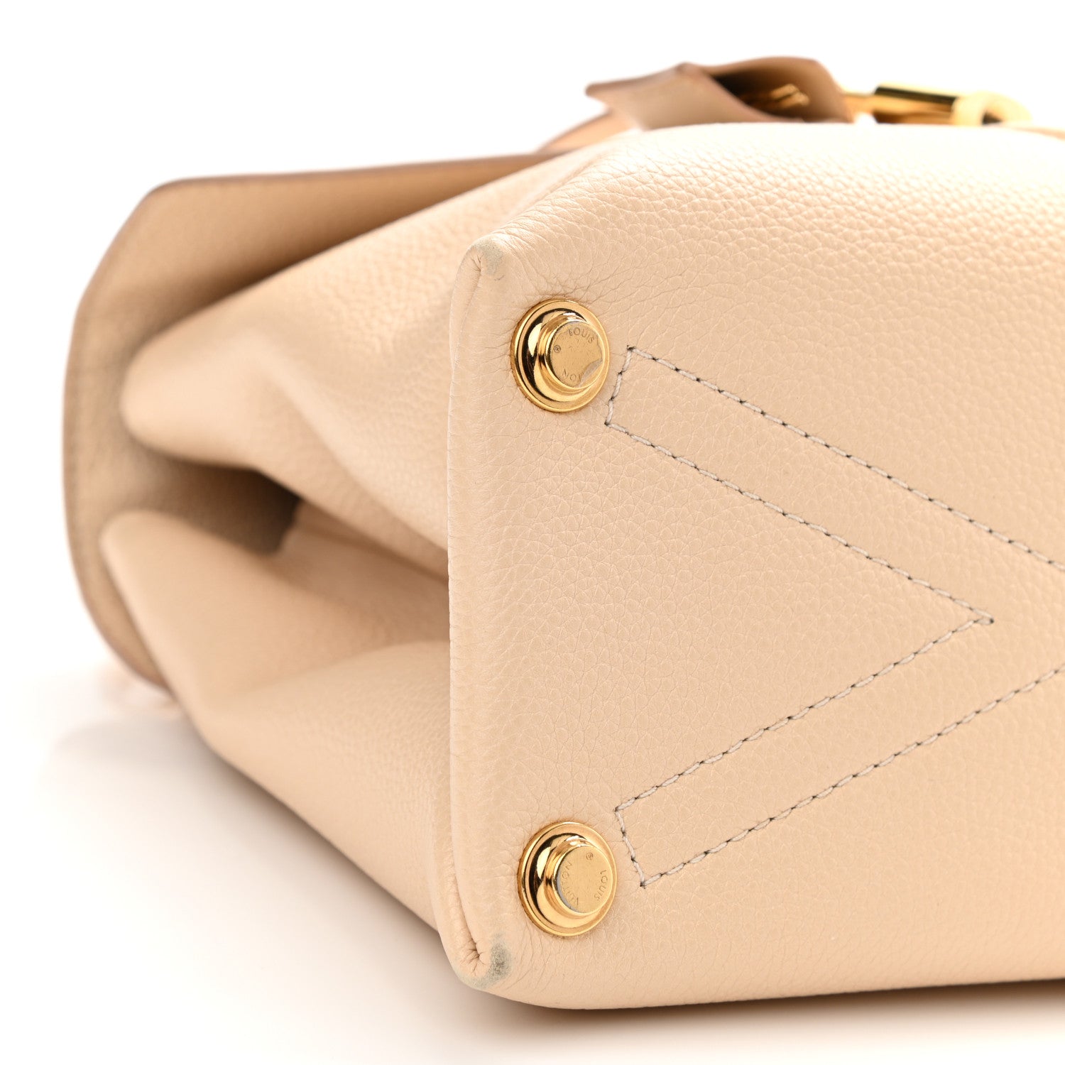 Louis Vuitton Grained Smooth Calfskin Rose Des Vents PM Creme 9 of 13