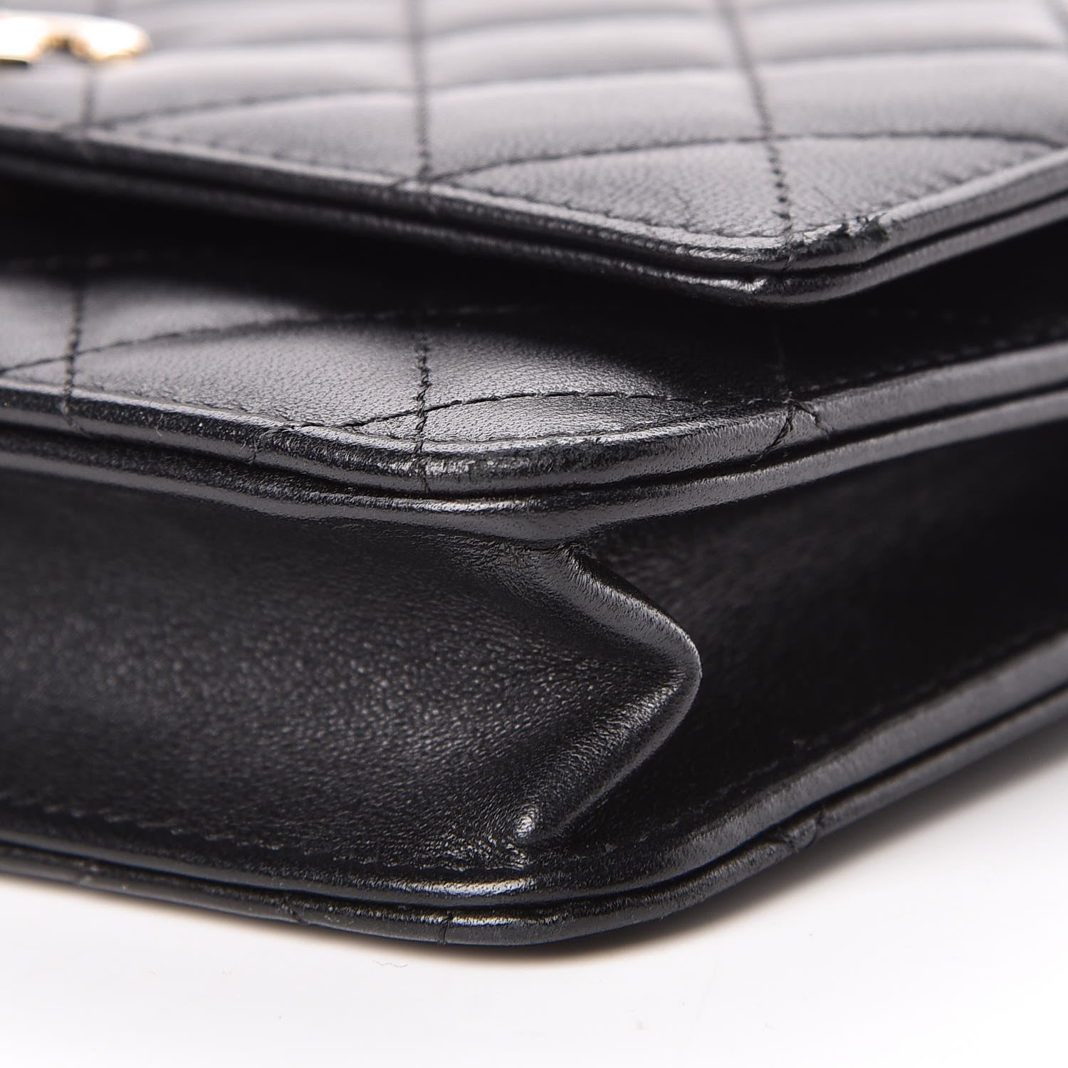 Chanel Lambskin Quilted Trendy CC Wallet On Chain WOC Black 11 of 16
