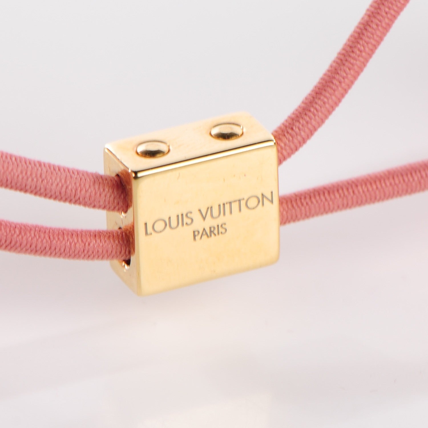 Louis Vuitton Swarovski Crystal Resin Inclusion Hair Cubes Rose 4 of 4