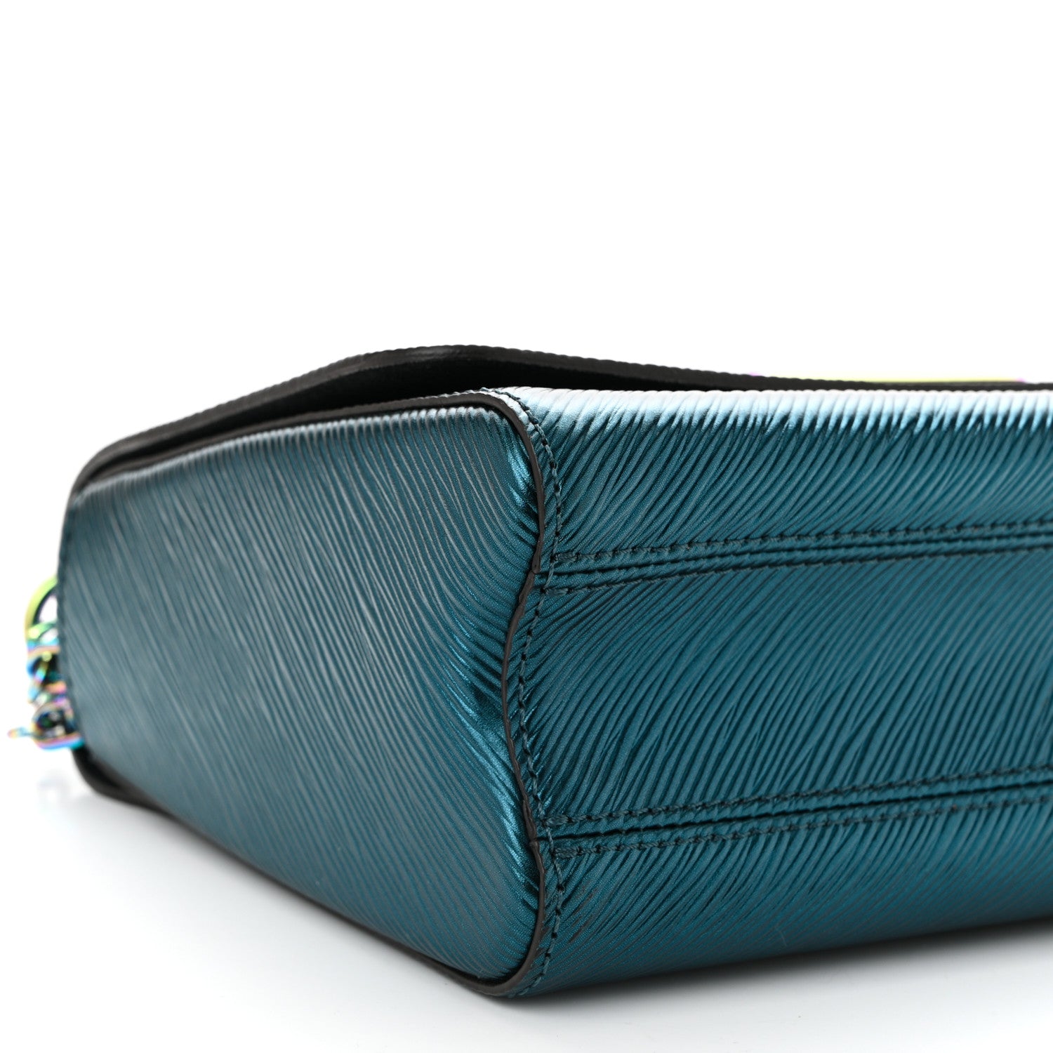 Louis Vuitton Epi Twist Scarabeo Shoulder Bag MM Blue Boreale 9 of 10