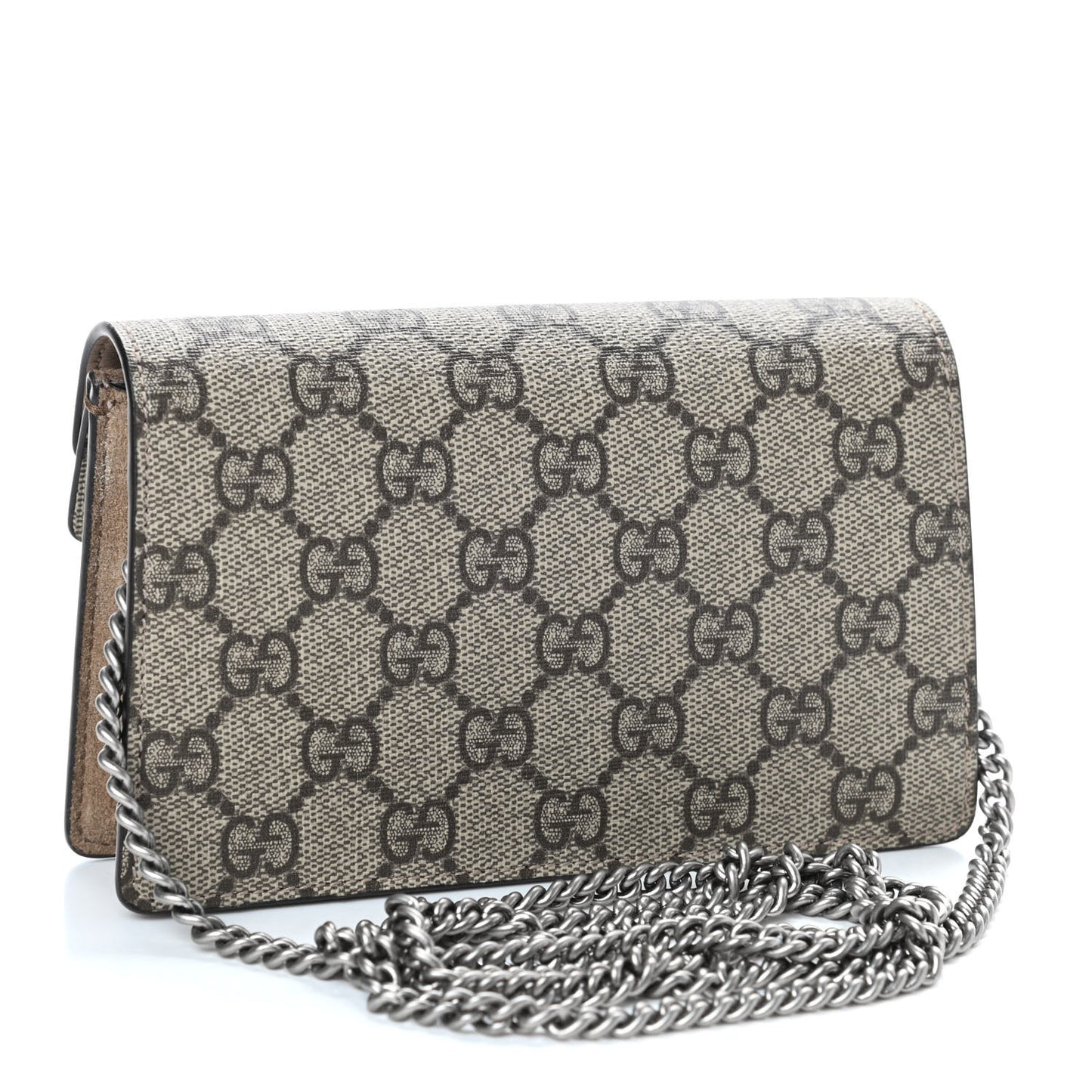 GG Supreme Monogram Super Mini Dionysus Shoulder Bag Taupe
