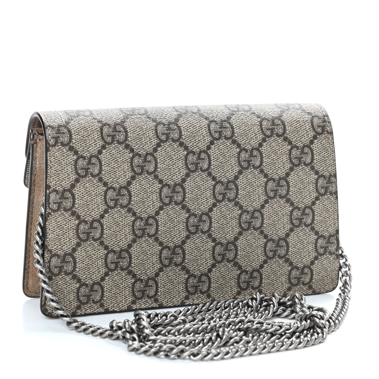 Gucci GG Supreme Monogram Super Mini Dionysus Shoulder Bag Taupe 2 of 4