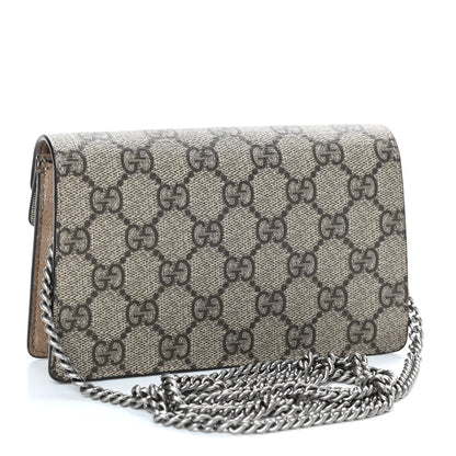 Gucci GG Supreme Monogram Super Mini Dionysus Shoulder Bag Taupe 2 of 4