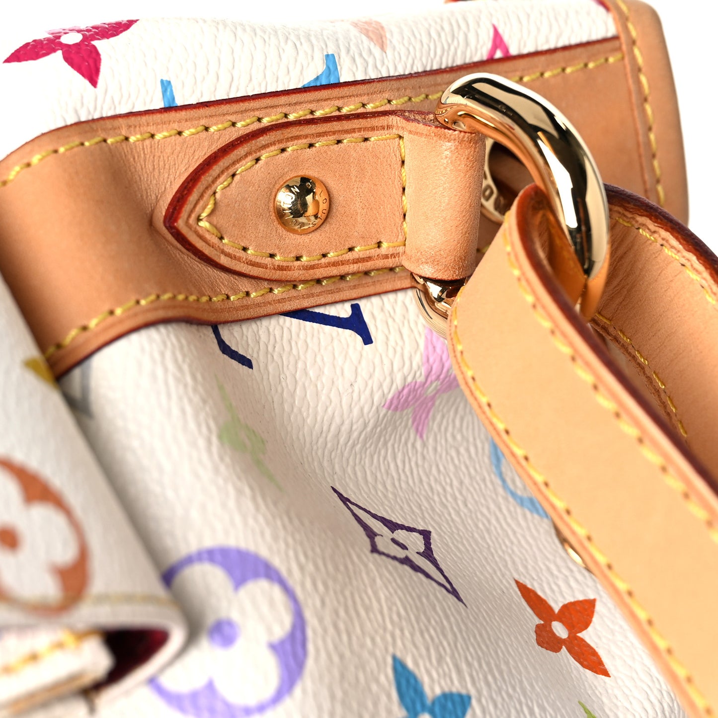 Monogram Multicolor Petit Noe White
