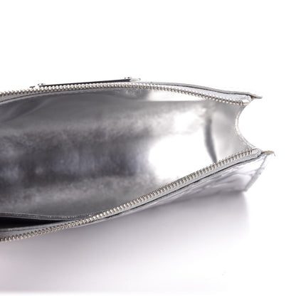 Louis Vuitton Monogram Mirior Trousse Cosmetic Pouch Silver 5 of 9