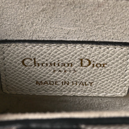 Christian Dior Grained Calfskin Mini Saddle Bag White 6 of 11