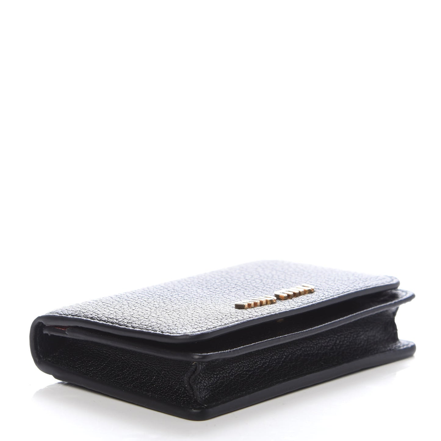 Madras Card Holder Black Rosa