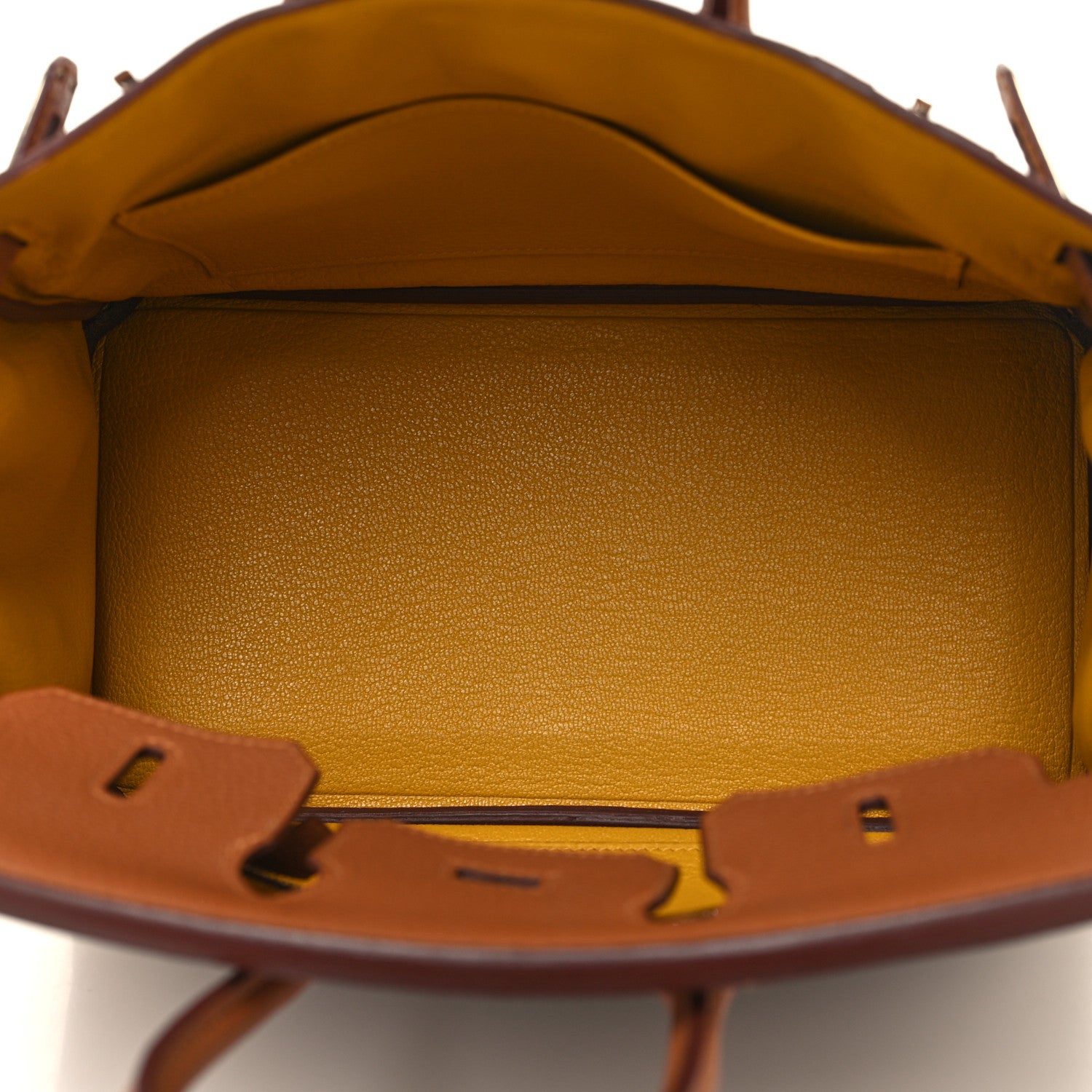 Hermes Togo Swift Officier Birkin 25 Gold Ambre 6 of 13