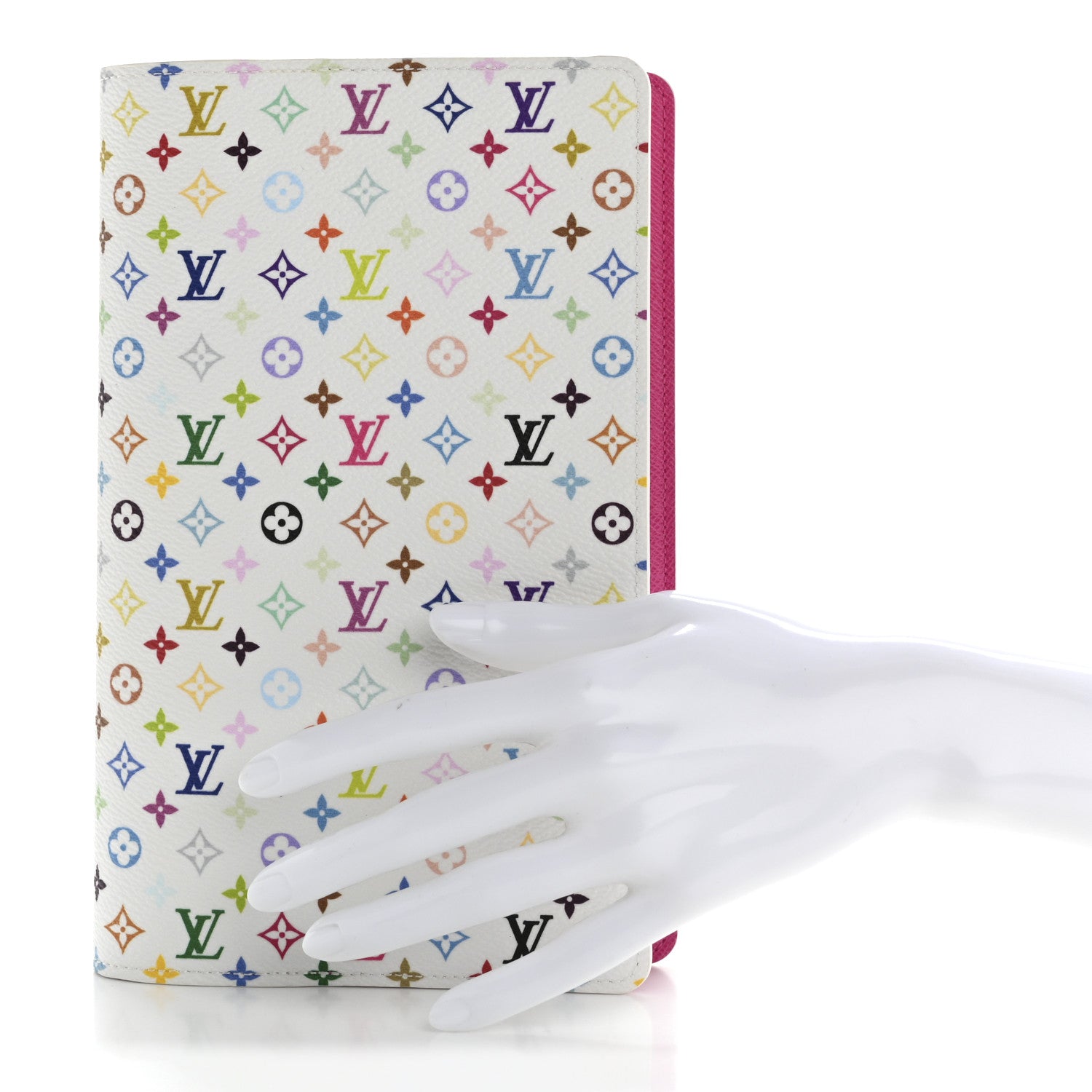 Louis Vuitton LV X TM Monogram Multicolor Emily Notebook Cover MM White 2 of 7