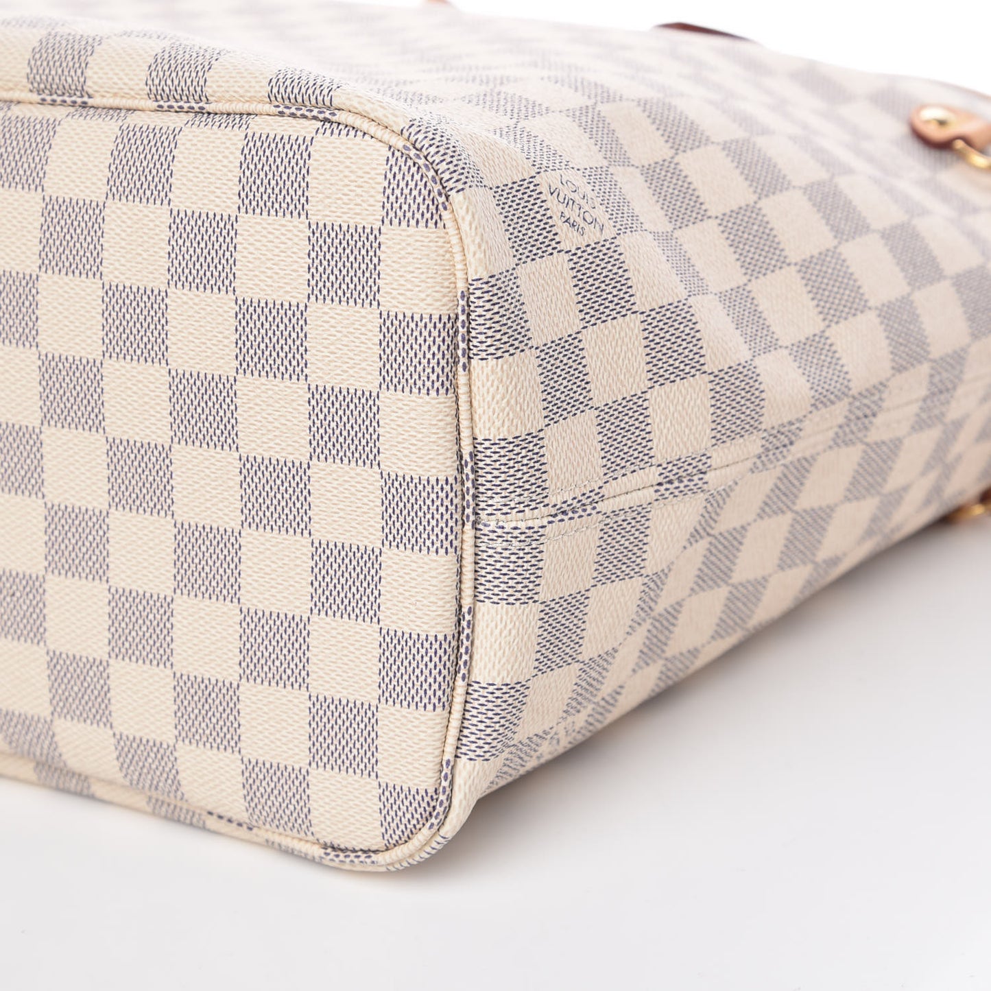 Damier Azur Neo Neverfull MM Rose Ballerine