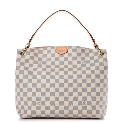 Louis Vuitton Damier Azur Graceful PM Rose Ballerine 1 of 10