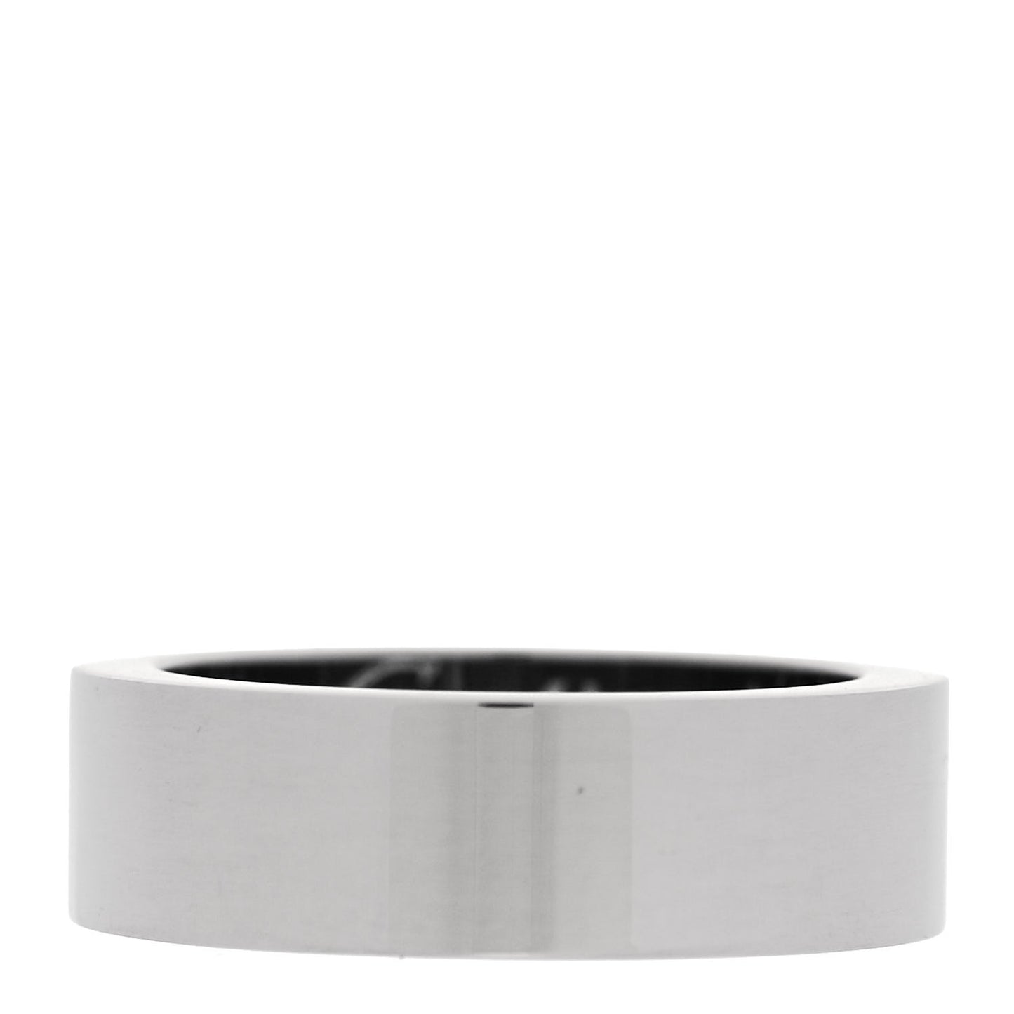 18K White Gold Diamond 5.5mm Christmas LOVE Ring 46 3.75