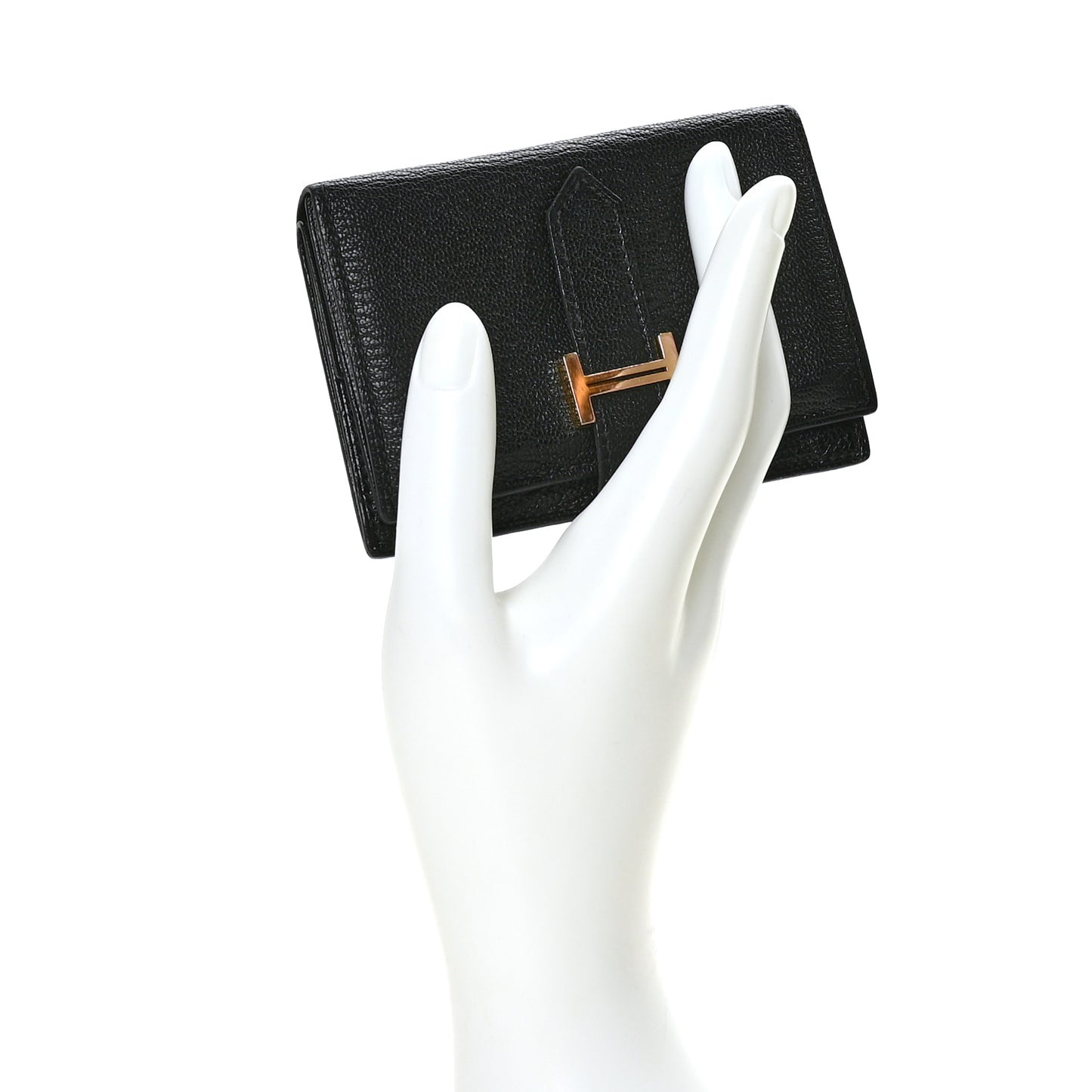 Chevre Mysore Mini Bearn Wallet Black