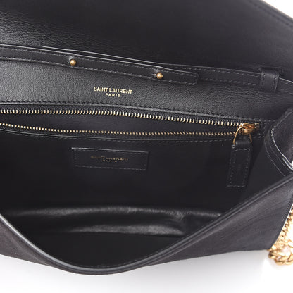 Saint Laurent Suede Calfskin Monogram Le Sept Chain Bag Black 4 of 8