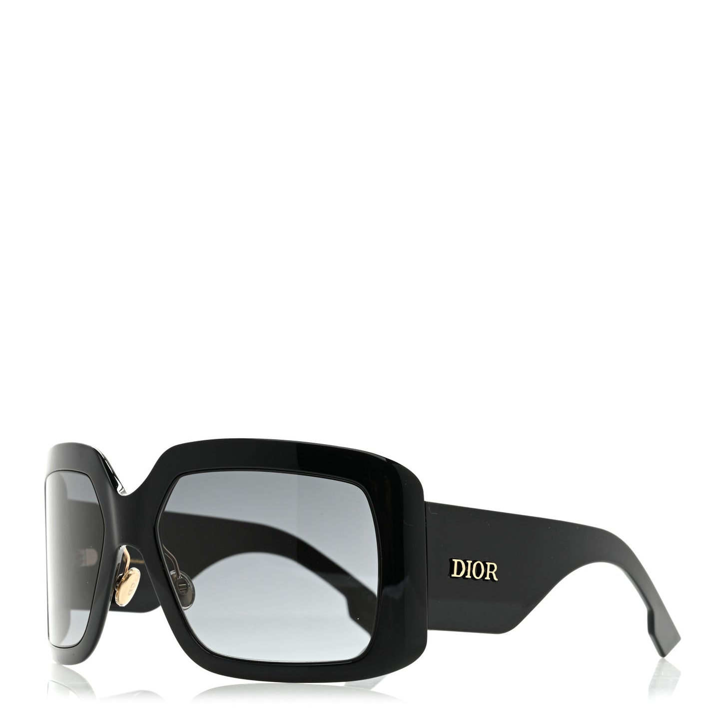 Acetate Dior SoLight2 Square Sunglasses Black