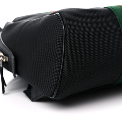 Gucci Techno Canvas Web Backpack Black 7 of 9