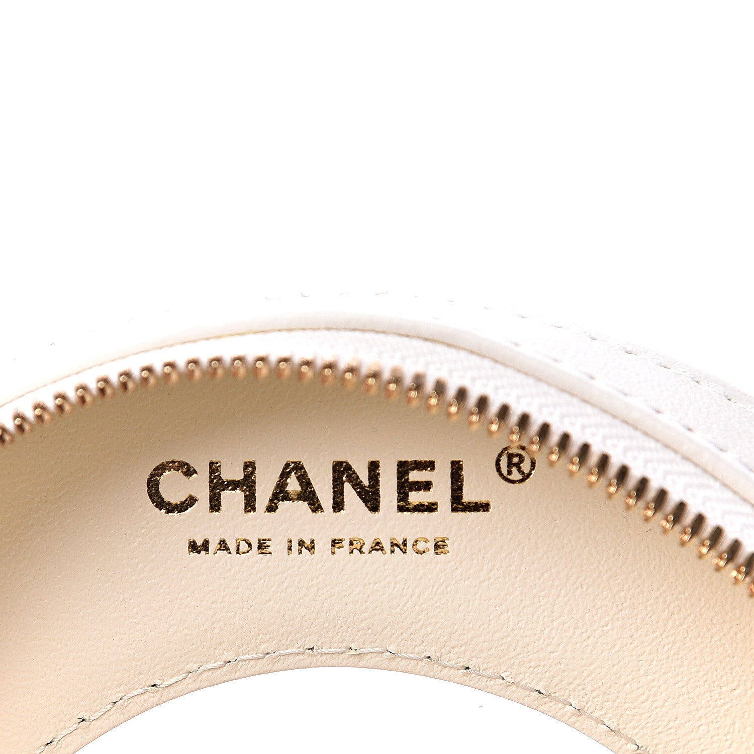 Chanel Lambskin Coco Lifesaver Round Bag Black White 5 of 8