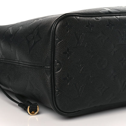 Louis Vuitton Empreinte Monogram Giant Neverfull MM Black 8 of 9