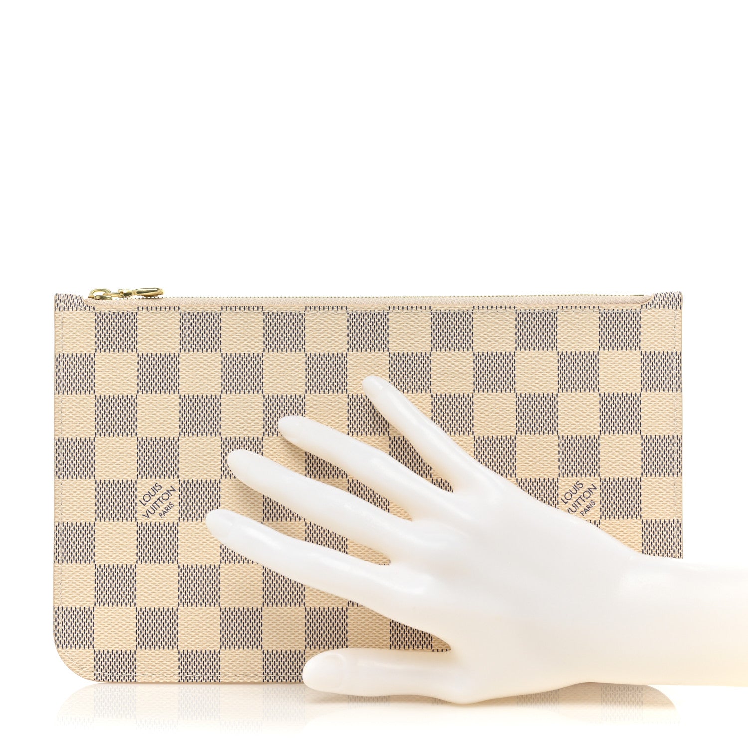 Louis Vuitton Damier Azur Neverfull MM GM Pochette 2 of 7