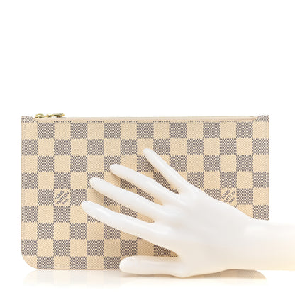 Louis Vuitton Damier Azur Neverfull MM GM Pochette 2 of 7