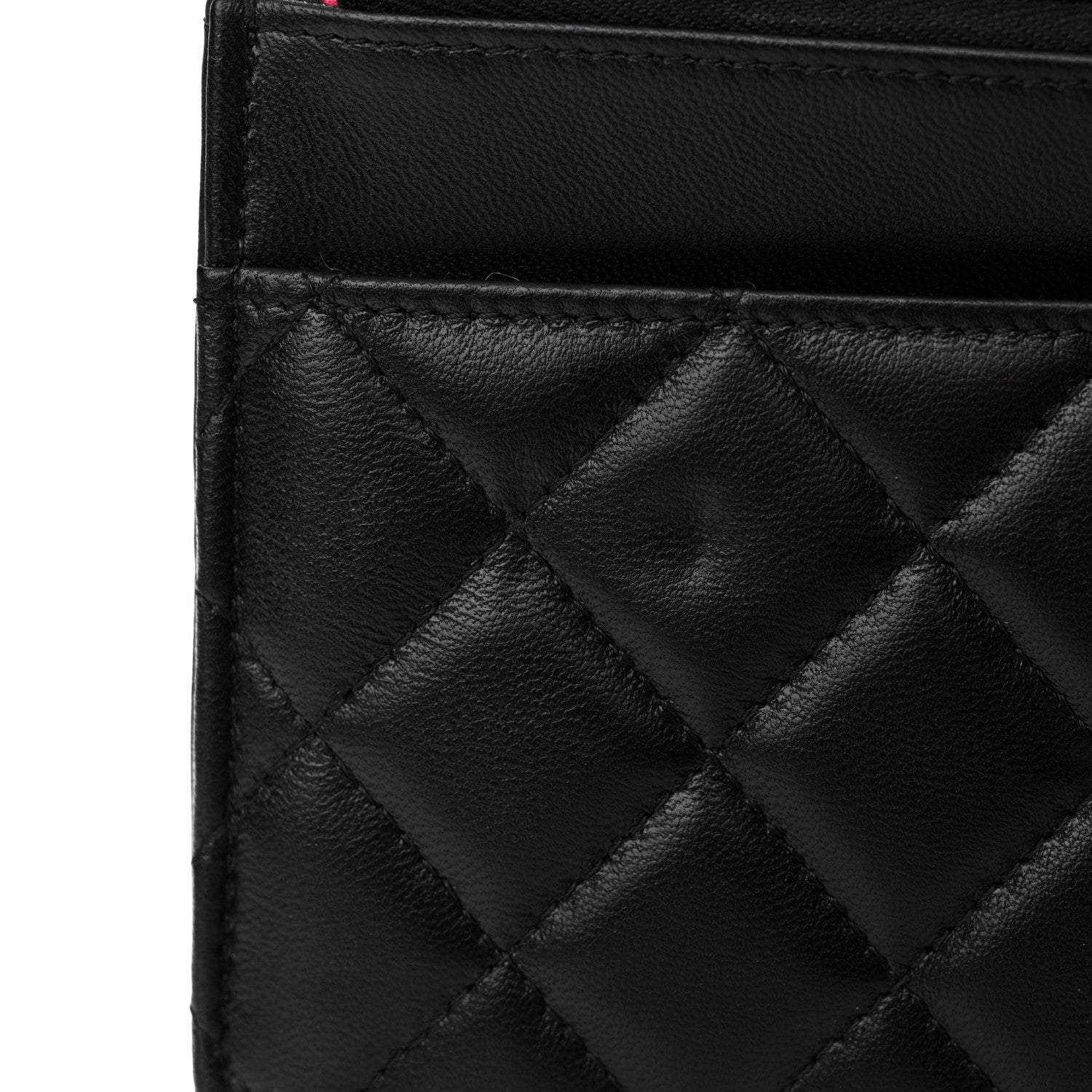 Chanel Lambskin Quilted Metal Top Handle Wallet On Chain WOC Black 13 of 13