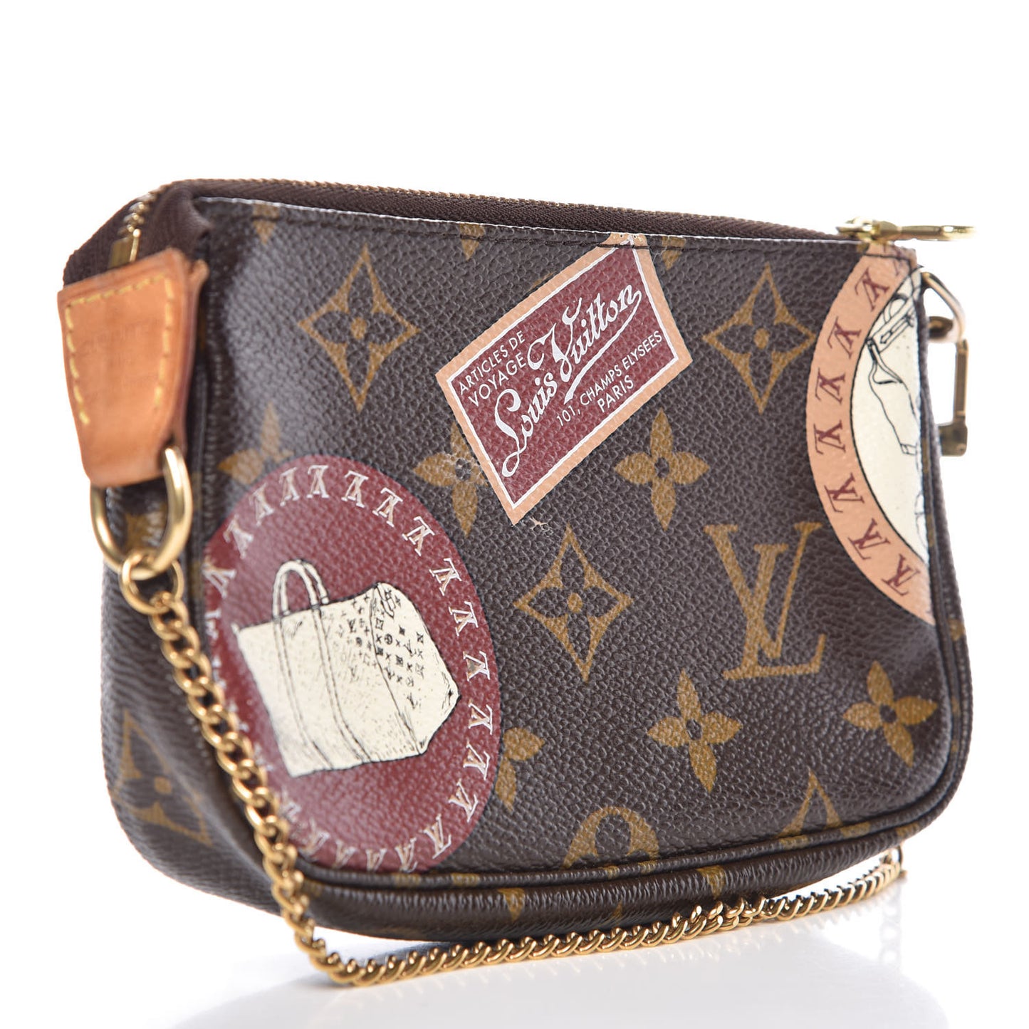 Monogram Stamp Mini Pochette Accessories