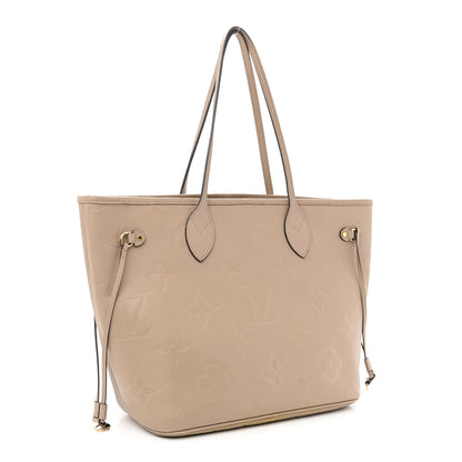 Louis Vuitton Empreinte Monogram Giant Neverfull MM Tourterelle 4 of 13