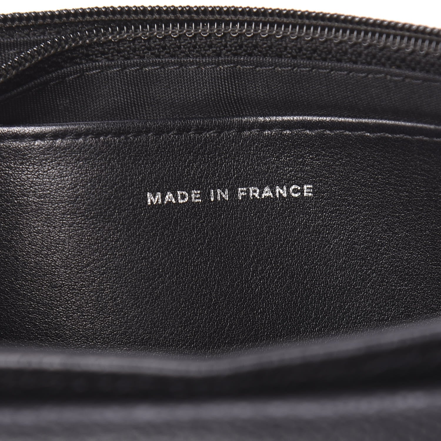 Chanel Caviar Half Moon Wallet On Chain WOC Black 9 of 11