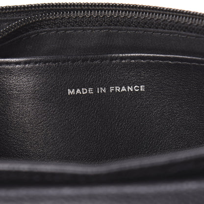 Chanel Caviar Half Moon Wallet On Chain WOC Black 9 of 11