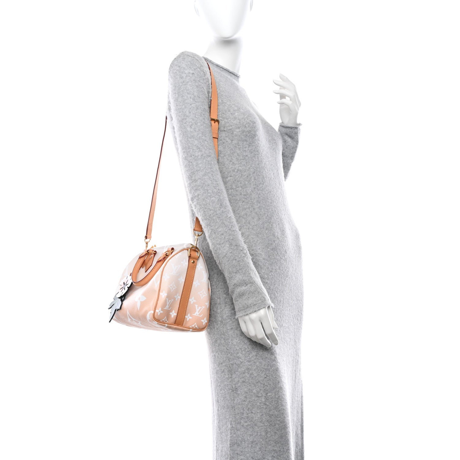 Louis Vuitton LOUIS VUITTON Monogram Giant By The Pool Speedy Bandouliere 25 Brume 2 of 10