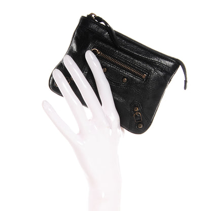 Balenciaga Agneau Classic Hardware M Porte-Monnaie Coin Purse Black 2 of 10