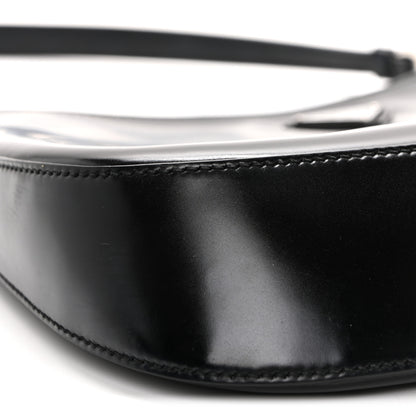Prada Spazzolato Cleo Shoulder Bag Black 9 of 10