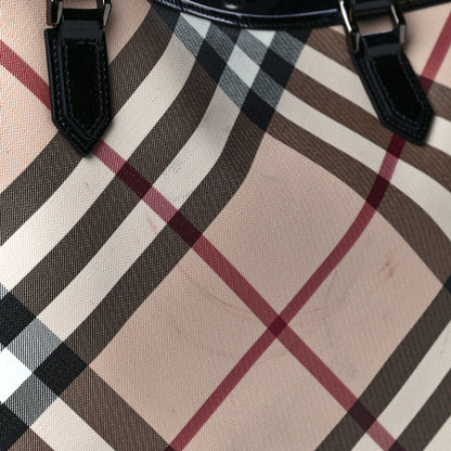 Burberry Nova Check Large Nickie Tote Black 17 of 31