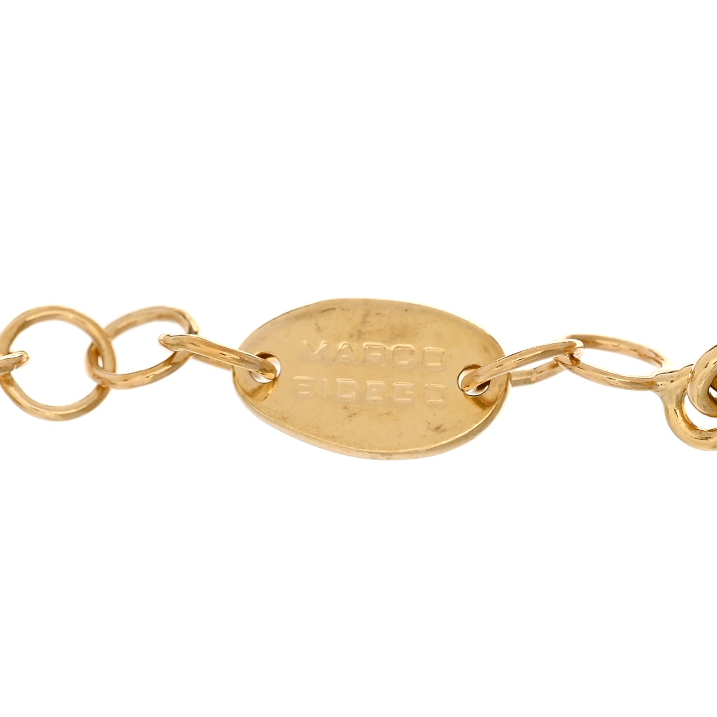 18K Yellow Gold Circle Jaipur Bracelet