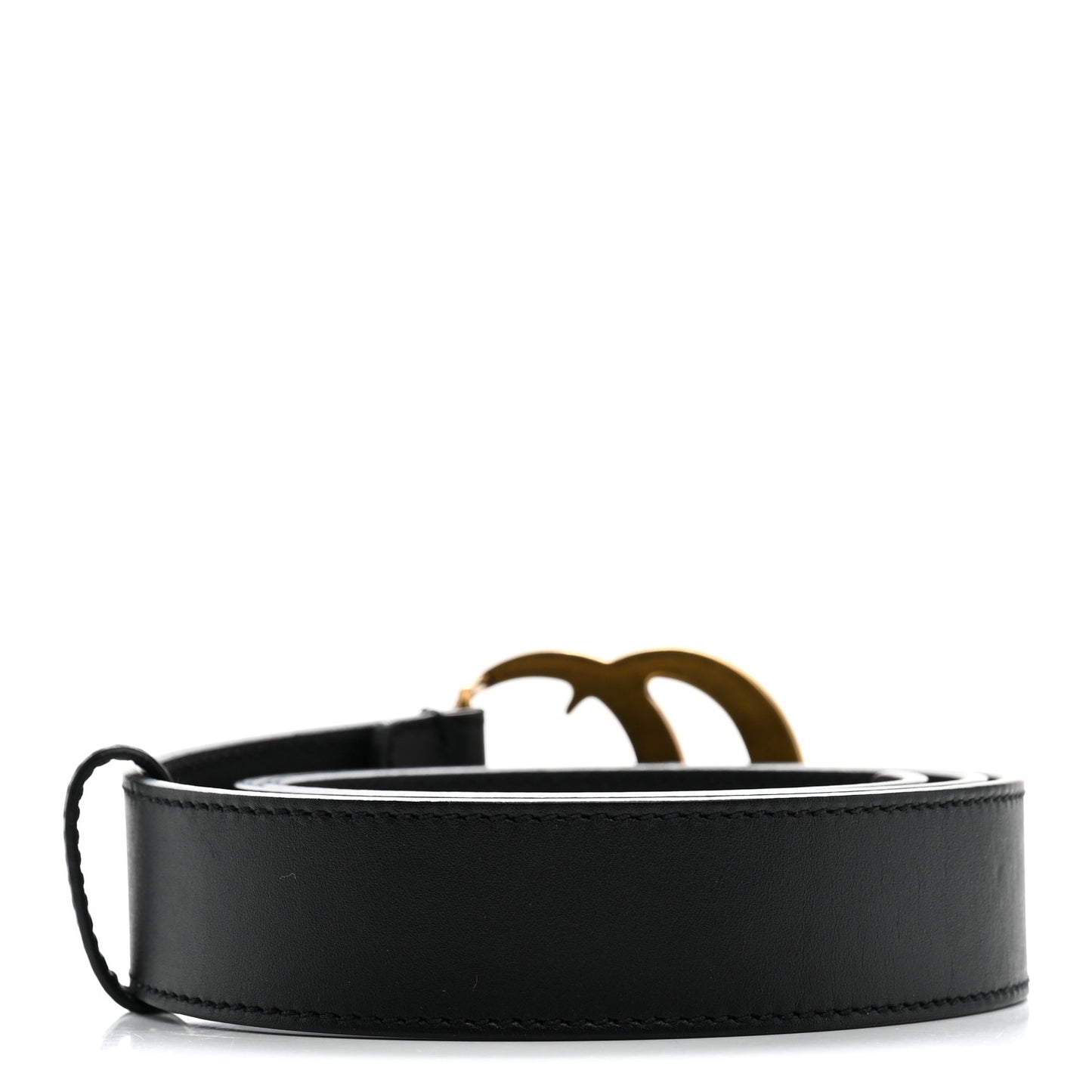 Calfskin Double G 30mm Belt 80 32 Black