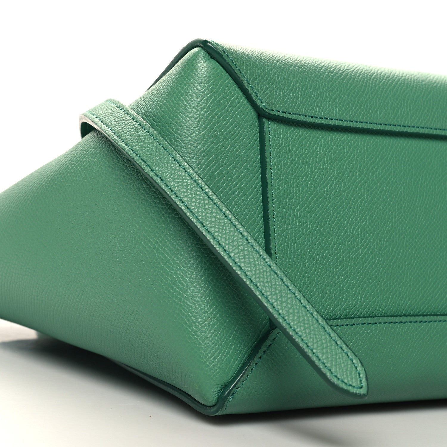 Celine Grained Calfskin Micro Belt Bag Pop Green 9 of 11