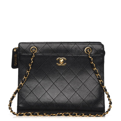 Chanel Caviar CC Shopper Tote Black 1 of 17