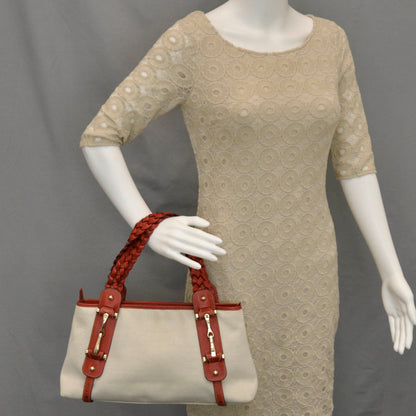 Gucci Canvas Leather Pelham Tote Beige 2 of 9