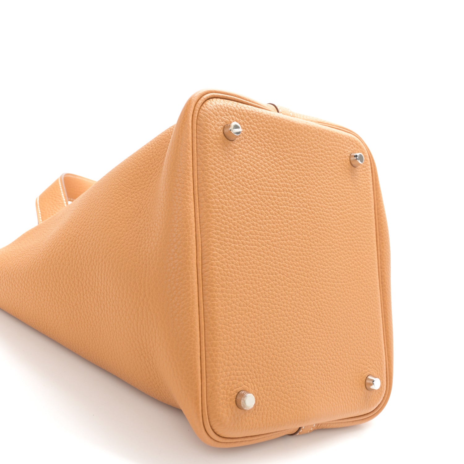 Hermes Taurillon Clemence Picotin Lock 22 MM Natural Sable 9 of 10