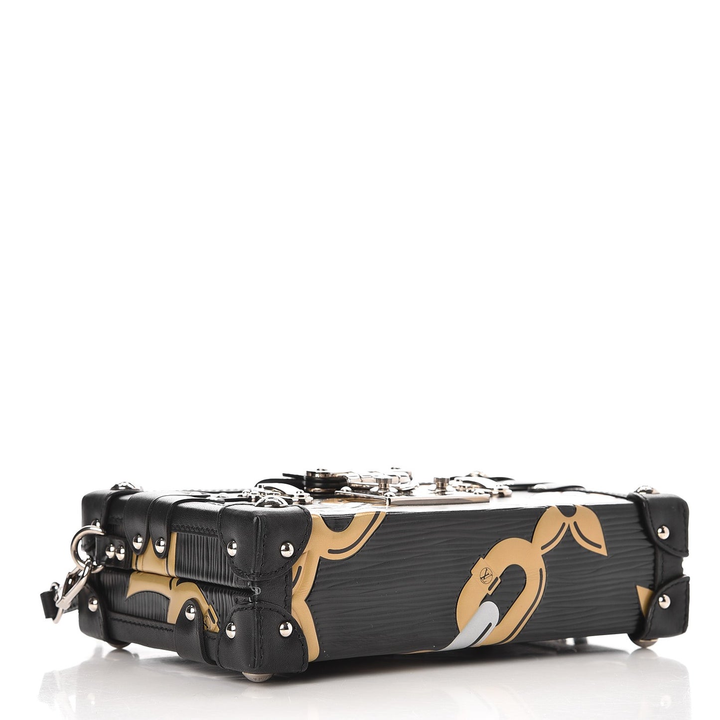 Epi Chain Flower Petite Malle Black