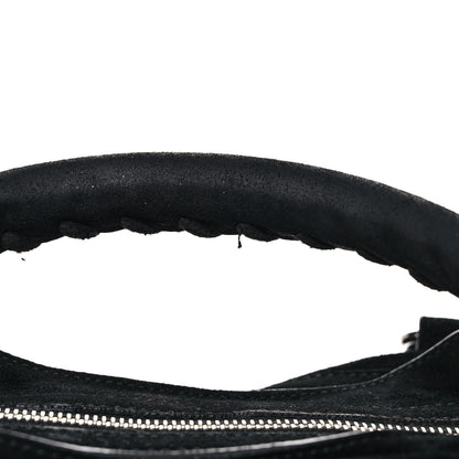 Balenciaga Baby Daim Suede Classic Silver Hardware City Black 23 of 35