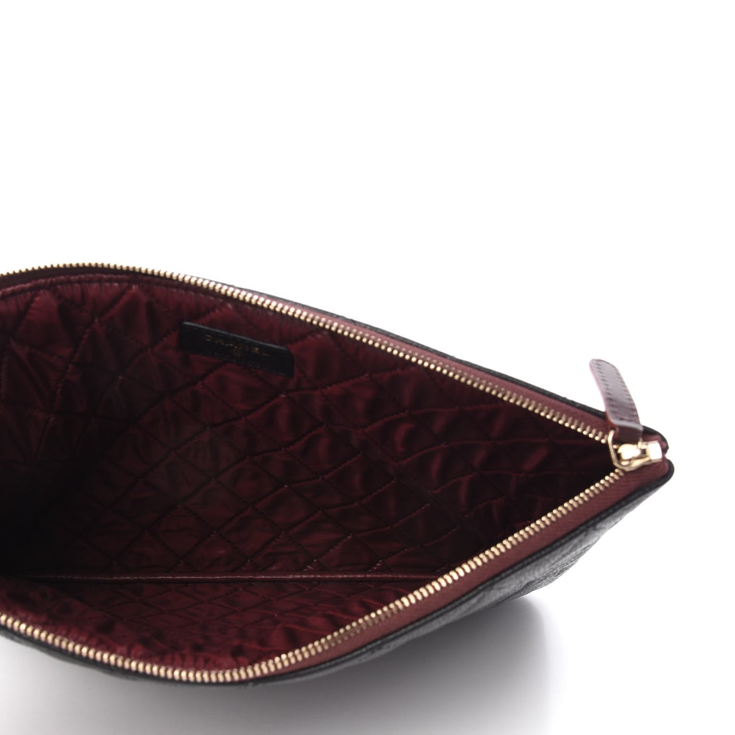 Caviar Quilted Medium Cosmetic Case Black