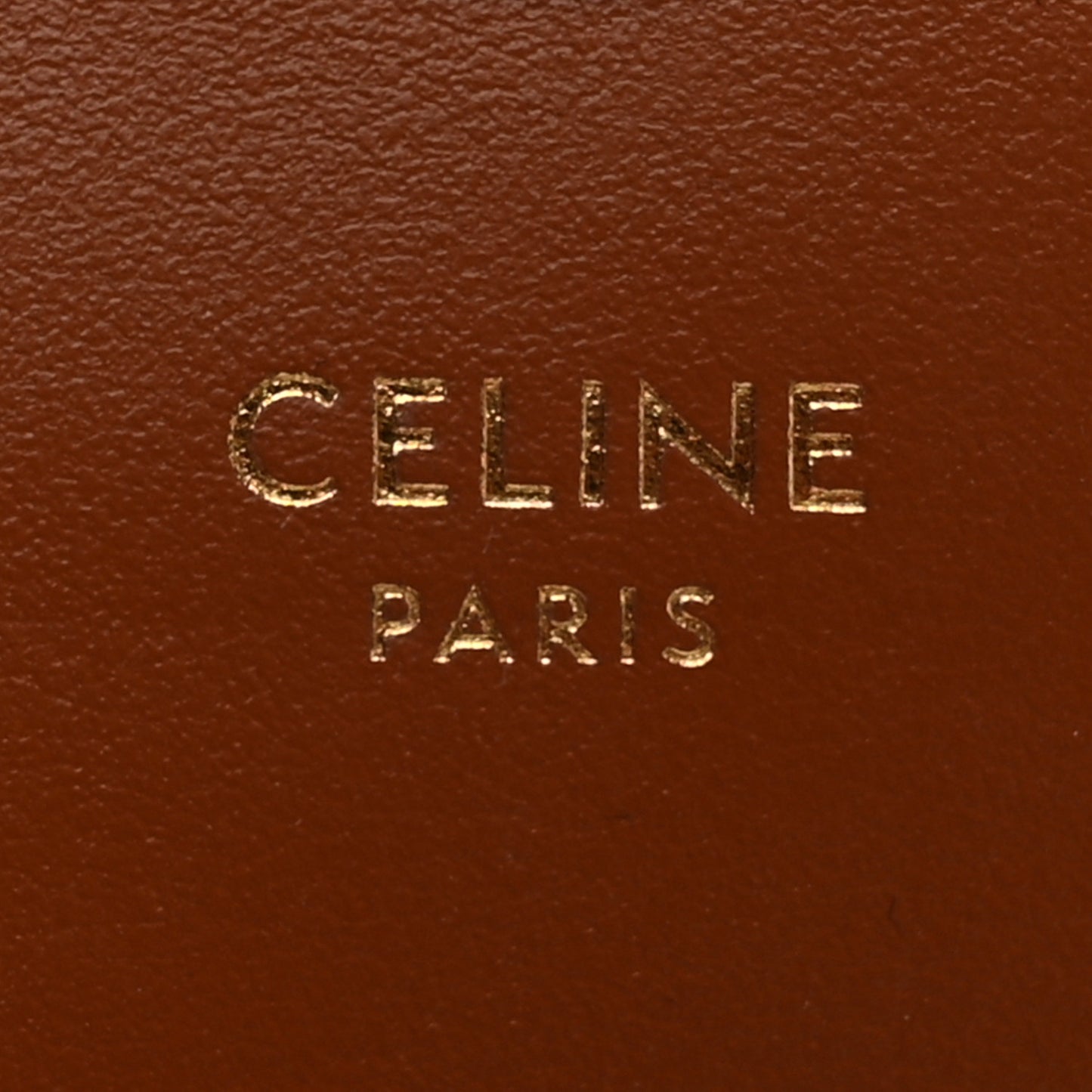 Triomphe Canvas Calfskin Flap Card Holder Tan