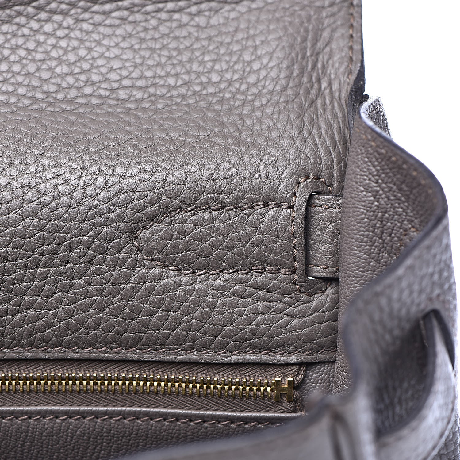 Hermes Togo Kelly Retourne 32 Etain 12 of 34