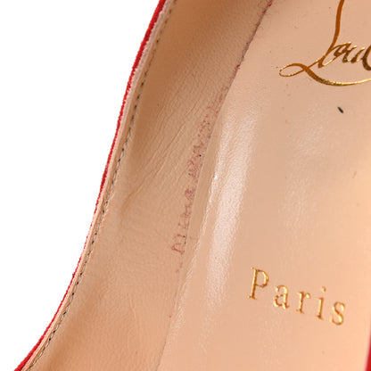 Christian Louboutin Veau Velours Eloise 100 Pumps 36 Loubi 9 of 10